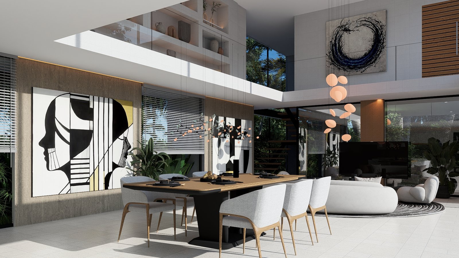 Tropical Villa Interior Koh Samui