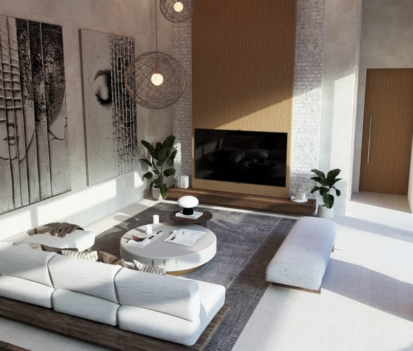 Contemporary tropical Bali villa shaped around landscape and open living