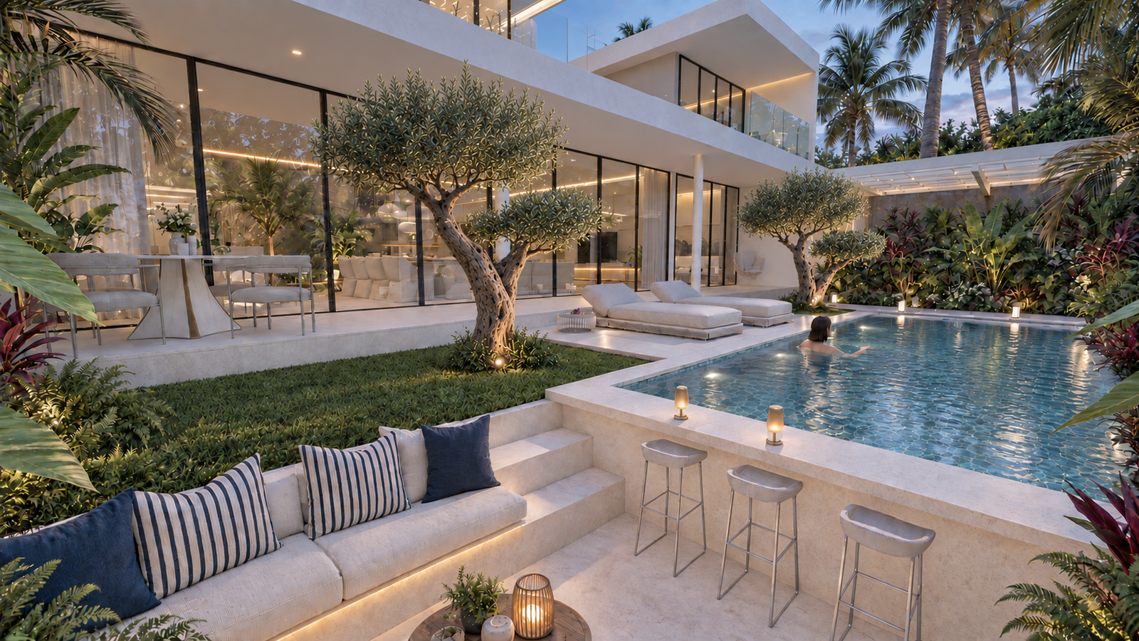 Luxury villa redesign and transformation