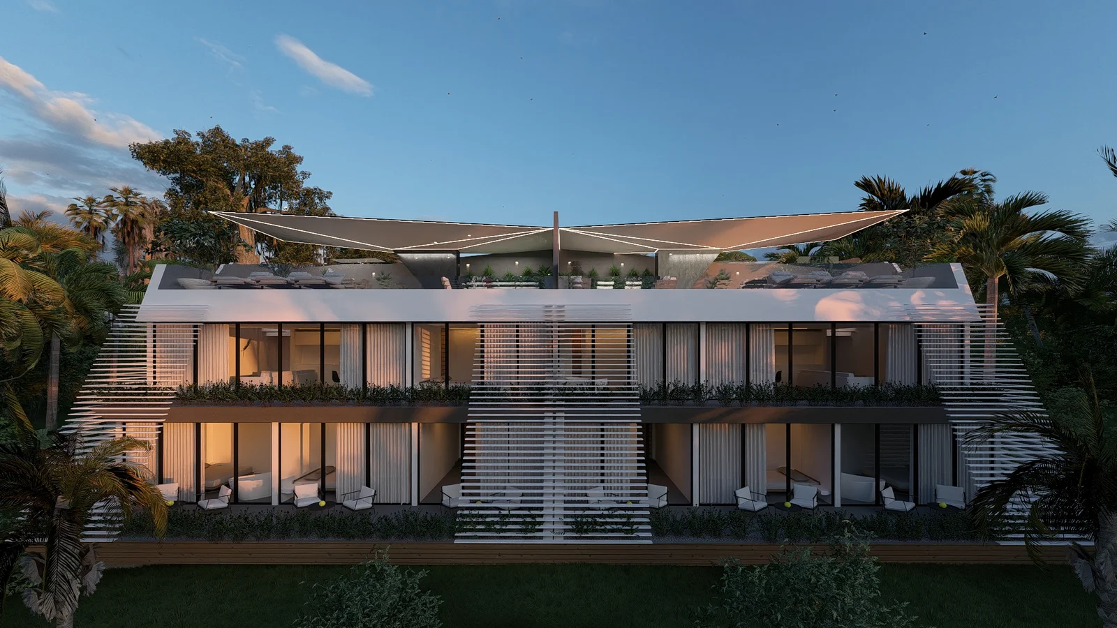 Laguna Residence exterior architecture render